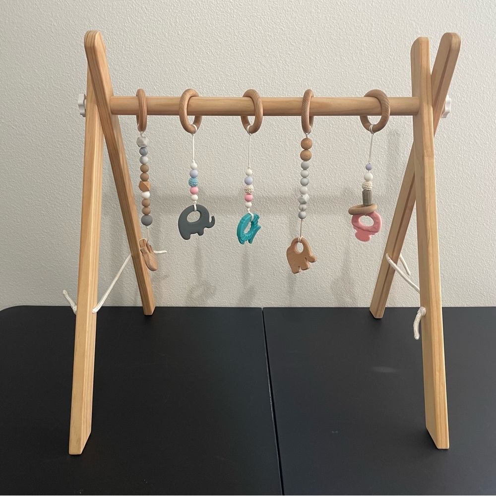Wooden Baby Play Gym